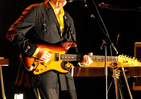 American music legend Bob Dylan performs