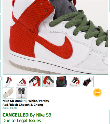 Nike SB Dunk High 420 'Cheech & Chong' Sneaker