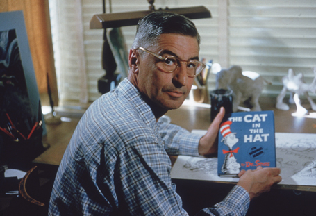 Dr Seuss Holds 'The Cat In The Hat'