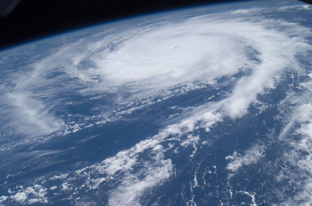 Hurricane Frances from space, August 2004.