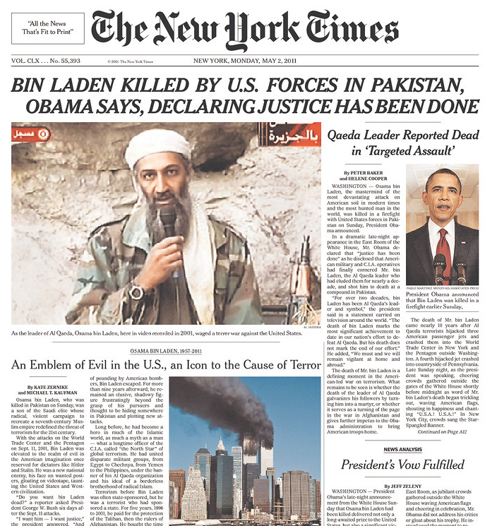 Rot In Hell Best Osama Bin Laden Death Headlines Time Com