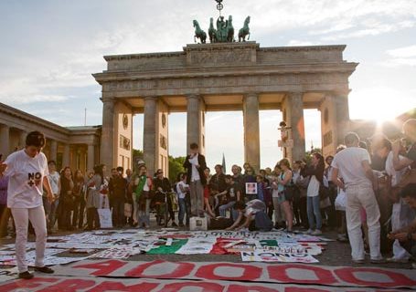 March against violence in Mexico, Berlin
