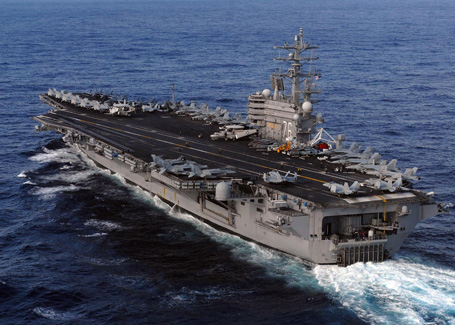 The USS Ronald Reagan