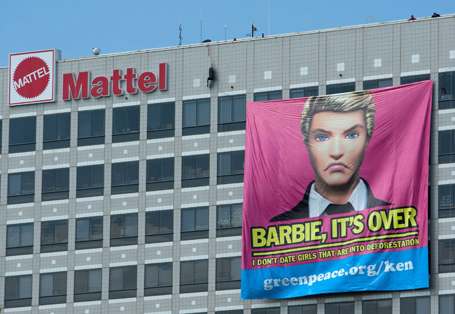 Forests Banner at Mattel Headquarters