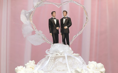 Gay Marriage Wedding Cake