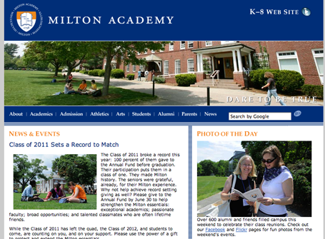 4. Milton Academy