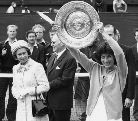 The Crowd Sings "For She's a Jolly Good Fellow" to Virginia Wade (1977)