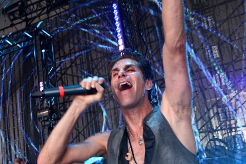 Perry Farrell at Lollapalooza on August 6, 2011.