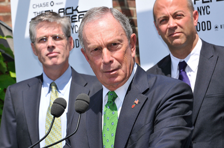 Mayor Bloomberg, Will.i.am, Chase, Robin Hood, NYC Parks & Recreation And Central Park Conservancy Make Major Announcement