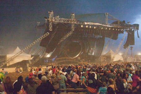 Stage Collapses At The Indiana State Fair
