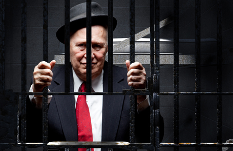 Mobster Behind Bars