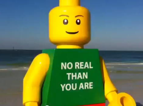 happy lego man