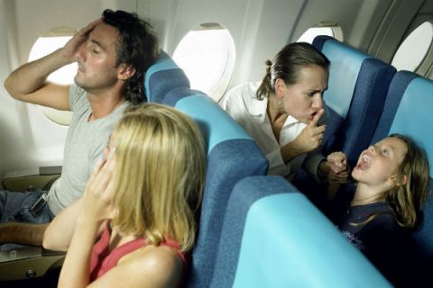 Annoying Kids on Airplane