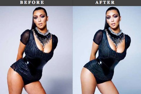 Photoshop, Kim Kardashian