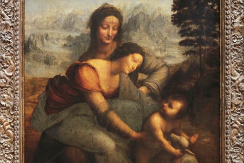 France, Paris, The Virgin and Child with Saint Anne