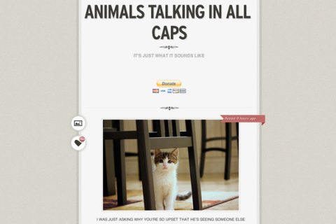 Animals Talking In All Caps