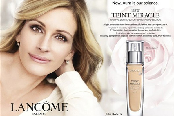 Lancome perfume advertised by best sale julia roberts