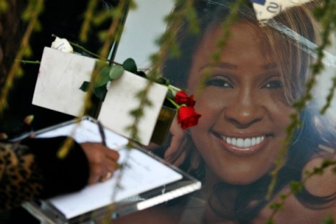 Whitney Houston memorial