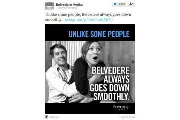 Belvedere Vodka Retracts Offensive Ad, Flubs Apology