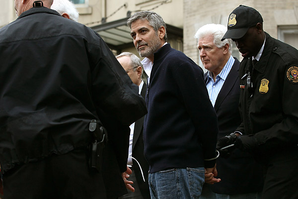 George Clooney Arrested For Protesting In D.C.