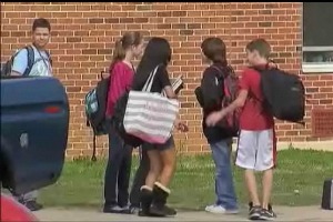 Middle school bans hugging