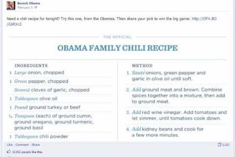 The Obama Family Chili Recipe