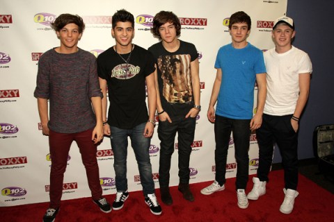 One Direction Visits Radio Station Q102