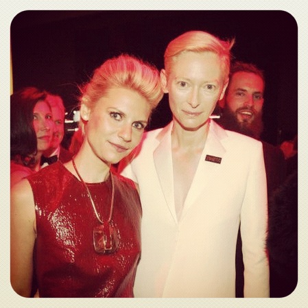 Claire Danes and Tilda Swinton at the TIME 100 gala