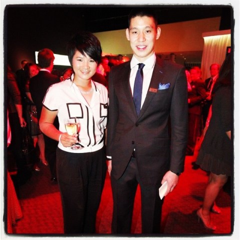 Yani Tseng and Jeremy Lin at the TIME100 gala