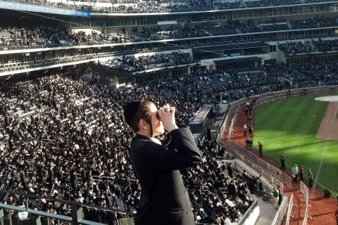 Orthodox Jews at New York's Citi Field