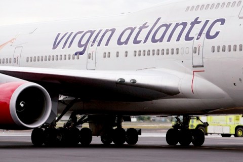 Virgin airlines plane