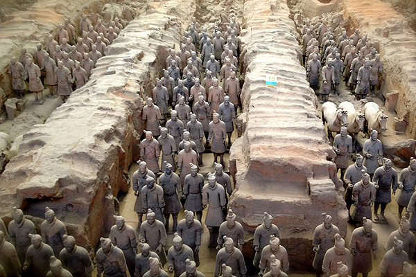 Terra Cotta Soldiers on the March, History