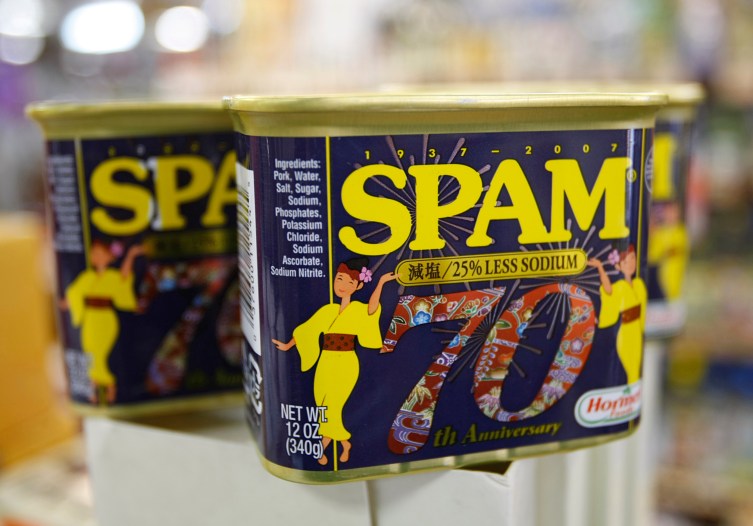 Spam Hickory Smoke Flavored Canned Meat