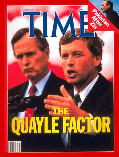 Dan Quayle, 1988 A History of Vice Presidential Picks, from the Pages