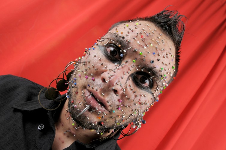Pierced Face Porn - Most Piercings on the Face | Guinness World Records: 10 of This Year's Best  New Entries | TIME.com