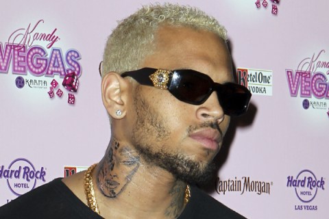 Chris Brown Attends The Kandy Vegas Party At The Hard Rock Hotel & Casino
