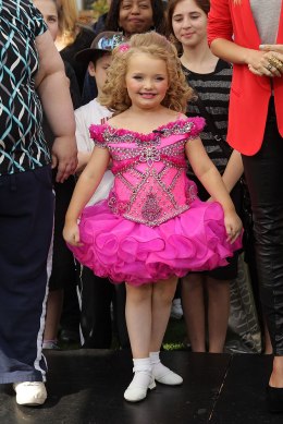 image: Alana "Honey Boo Boo Child" Holler visits "Extra" at The Grove in Los Angeles, on Jan. 20, 2012.