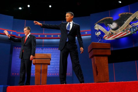 romney and obama at first 2012 debate
