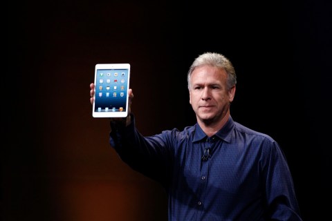 Philip Schiller introducing the new iPad mini