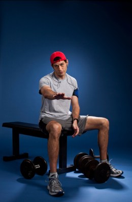 image: Paul Ryan demonstrates his workout during a photo shoot for TIME