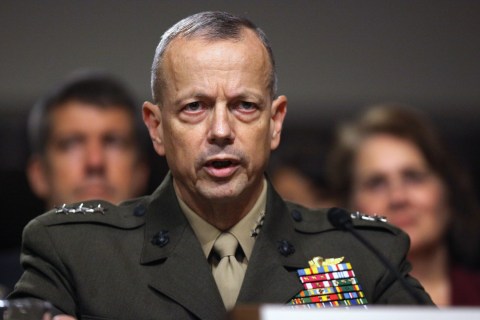 Confirmation Hearing Held For Marine Corps Lt. Gen. John Allen To Take Over Command Of Afghanistan