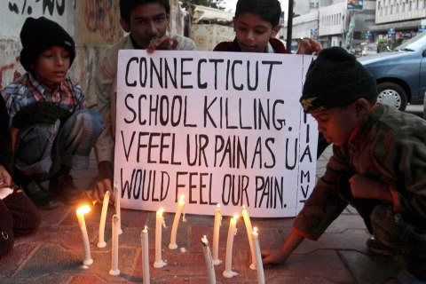 image: Vigil For Victims Of Sandy Hook School Shooting - Pakistan