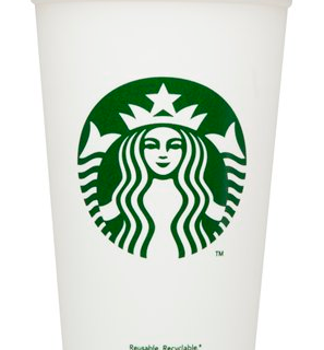 image: These $1 reusable plastic cup will begin rolling out at Starbucks location nationwide starting Thursday, Jan. 3, 2013.