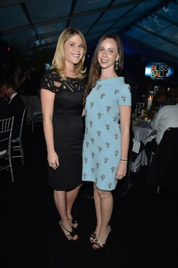 image: From left: Jenna Bush Hager and Barbara Pierce Bush attend the SickKids Bliss Ball at Fort York in Toronto, Sept. 29, 2012.