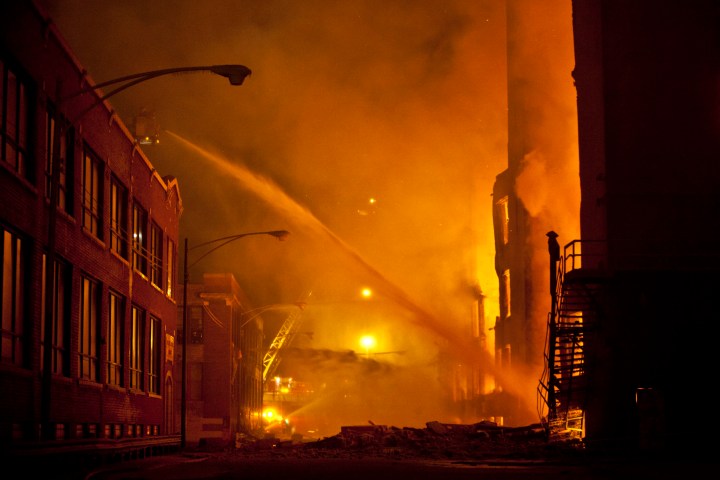 The fire called for a third of the department's on-duty personal to respond when the fire consumed the five story building on Jan. 22, 2013.