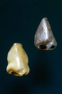 Two artificial noses, 17th-18th century.