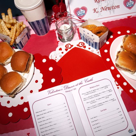 White Castle's Valentine's Day meal.