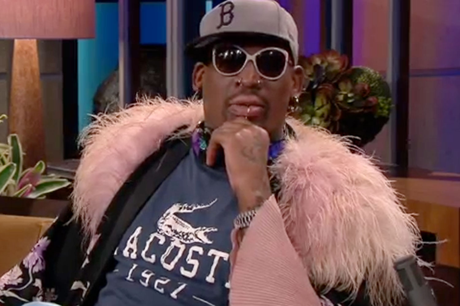 Watch Dennis Rodman Talks The Pope Kim Jong Un On Jay Leno Time Com