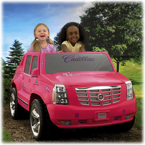 pink barbie cadillac escalade power wheels