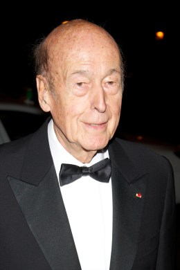 Former French President Valéry Giscard d'Estaing in Madrid on October 22, 2012